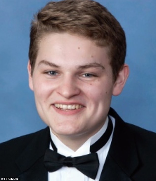 The death of John Schoenig (pictured), who died at a Penn State fraternity party held off campus in 2019, has been ruled accidental. He died from nitrous oxide inhalation, he was not connected to Galaxy Gas